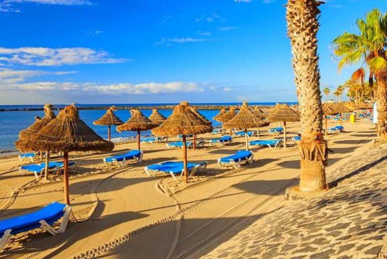 Appartement Luxory Dreamy Sunset, Seafront, Direct Access To The Promenade,Wifi,Pool,Free Parking à Los Cristianos  Extérieur photo