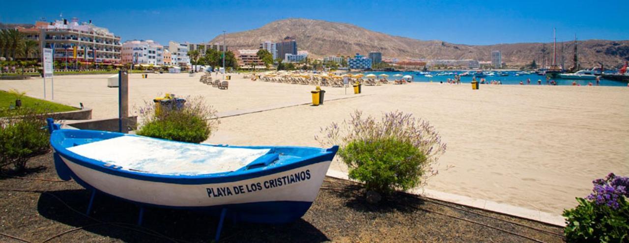 Appartement Luxory Dreamy Sunset, Seafront, Direct Access To The Promenade,Wifi,Pool,Free Parking à Los Cristianos  Extérieur photo